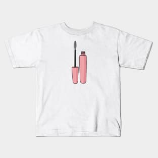 Mascara Makeup Tube Kids T-Shirt